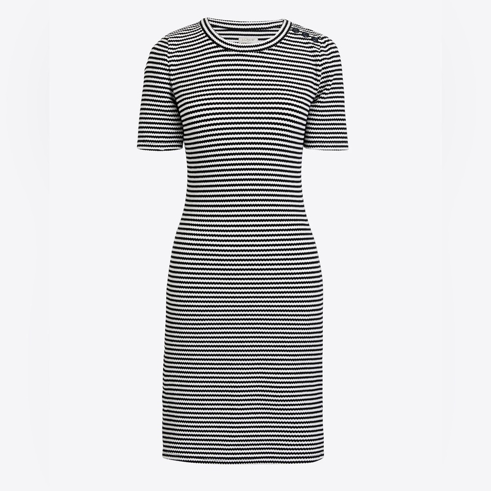 J. Crew Striped Structured Knit Dress - Size Small